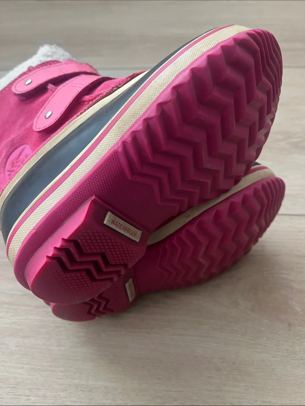 Sorel Kids' 1964 Pac Strap waterproof winter boots in Tropic Pink